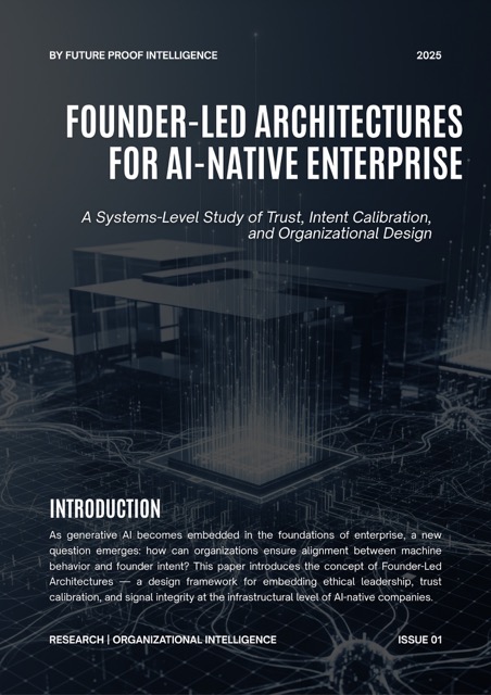 Founder-Led Architectures paper cover